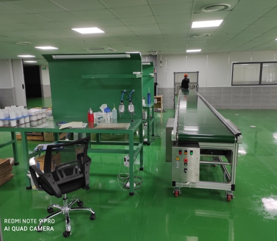 Băng tải Pvc khung nhôm