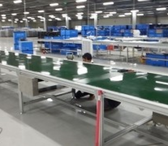 Băng chuyền PVC khung nhôm