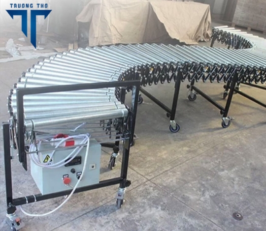 Băng Tải Con Lăn Xếp